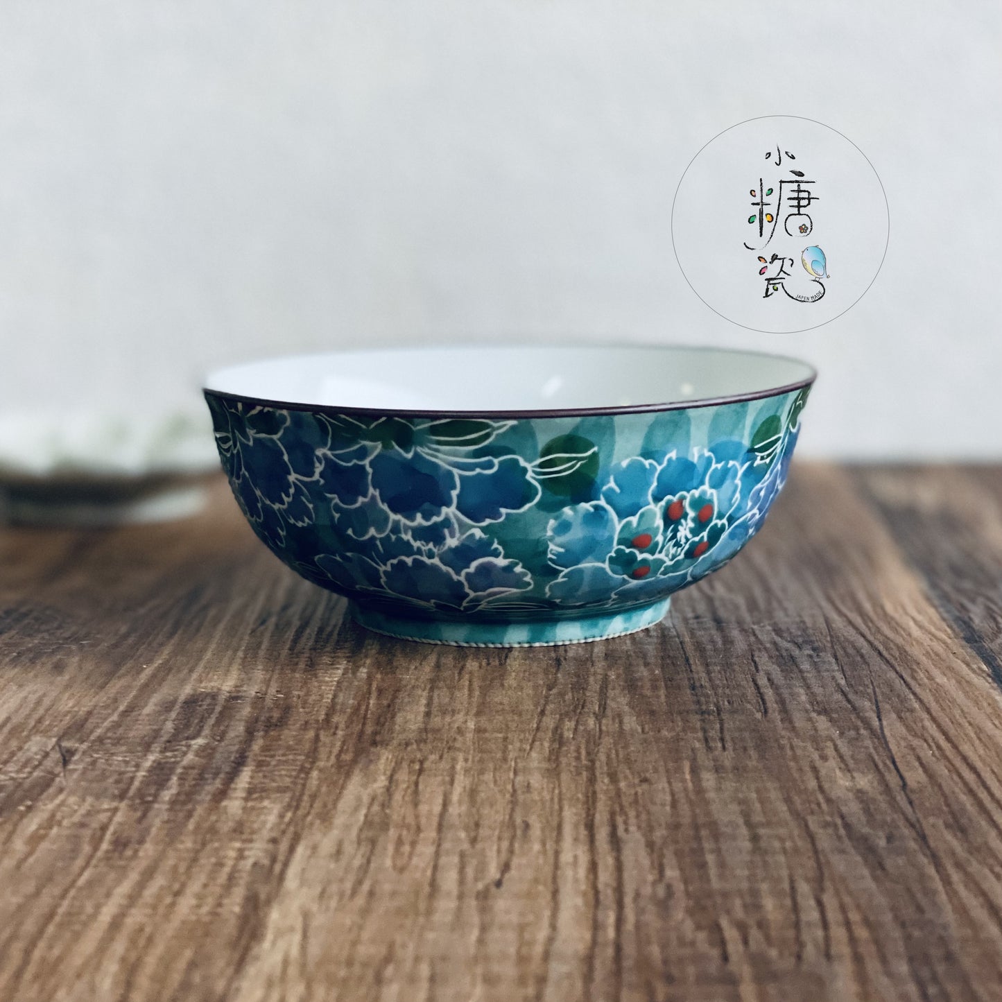 輕量浮雕手繪康乃馨小鉢/湯碗/沙拉鉢