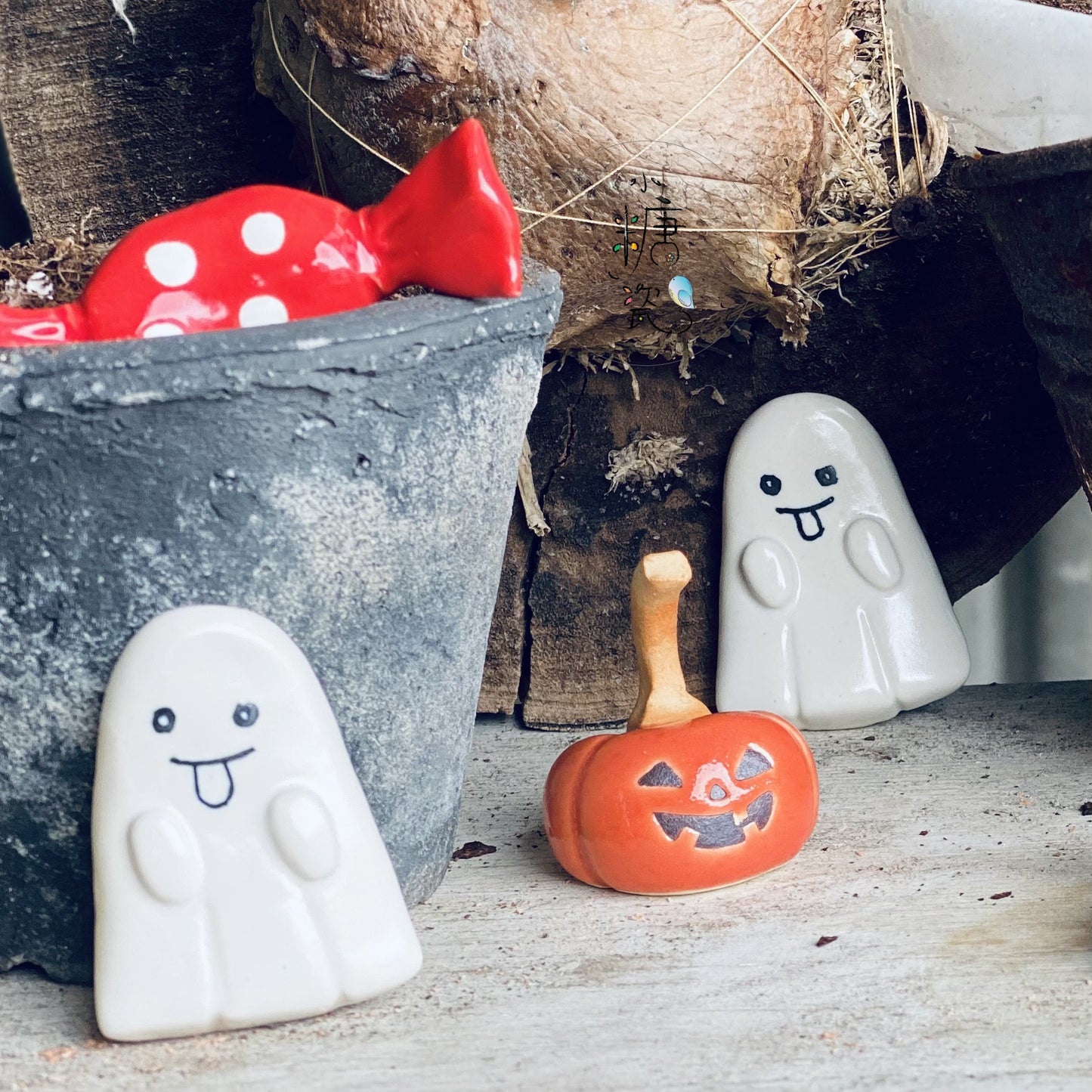 小糖瓷|日本製 🈴️ HALLOWEEN 萬聖節飄飄南瓜可愛筷架