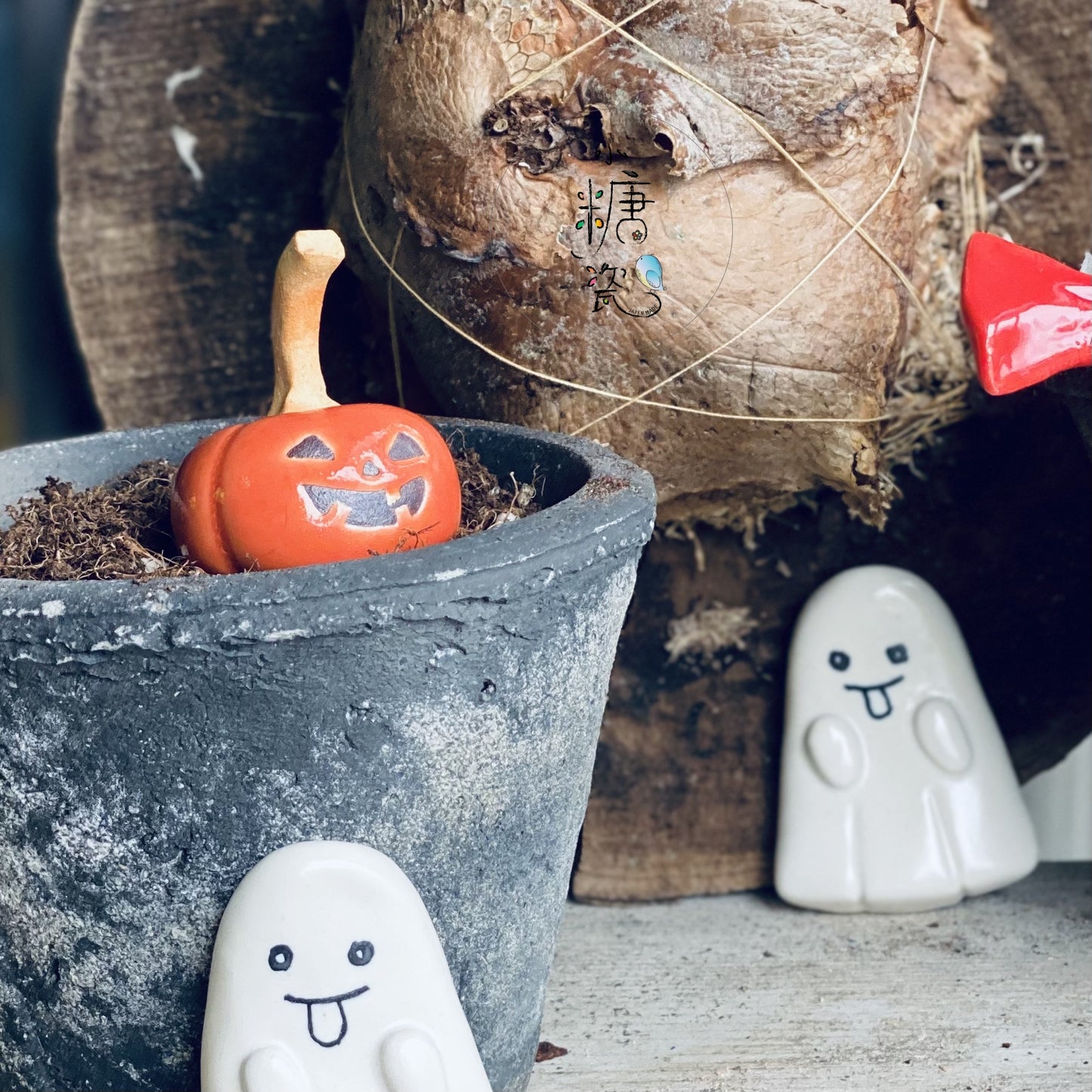 小糖瓷|日本製 🈴️ HALLOWEEN 萬聖節飄飄南瓜可愛筷架