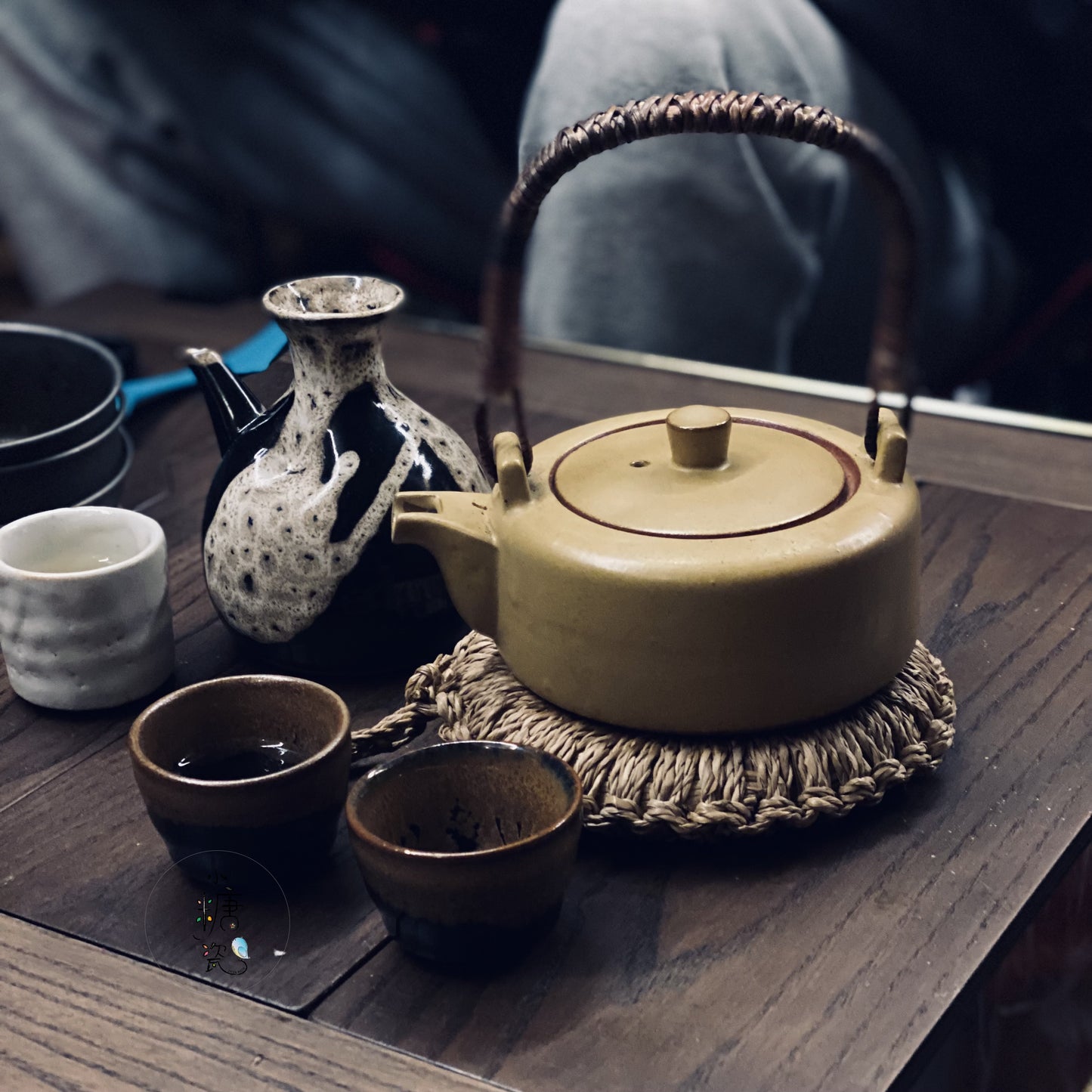 小糖瓷|日本製 日式藤把直火清酒壺/清酒瓶/溫酒器/禮盒組(木盒包裝)