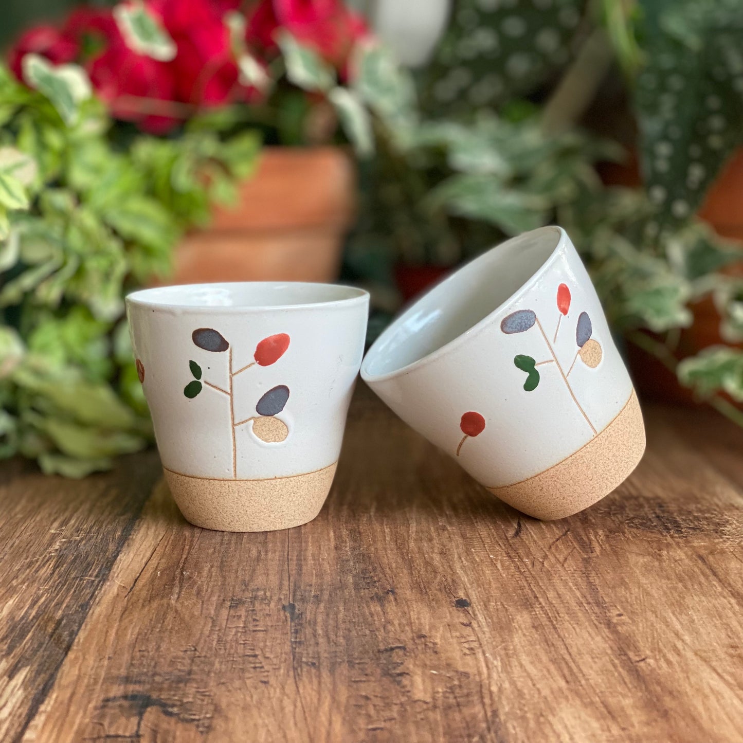 小糖瓷|日本製 🈴️ 鄉村風輕量陶作手握茶杯