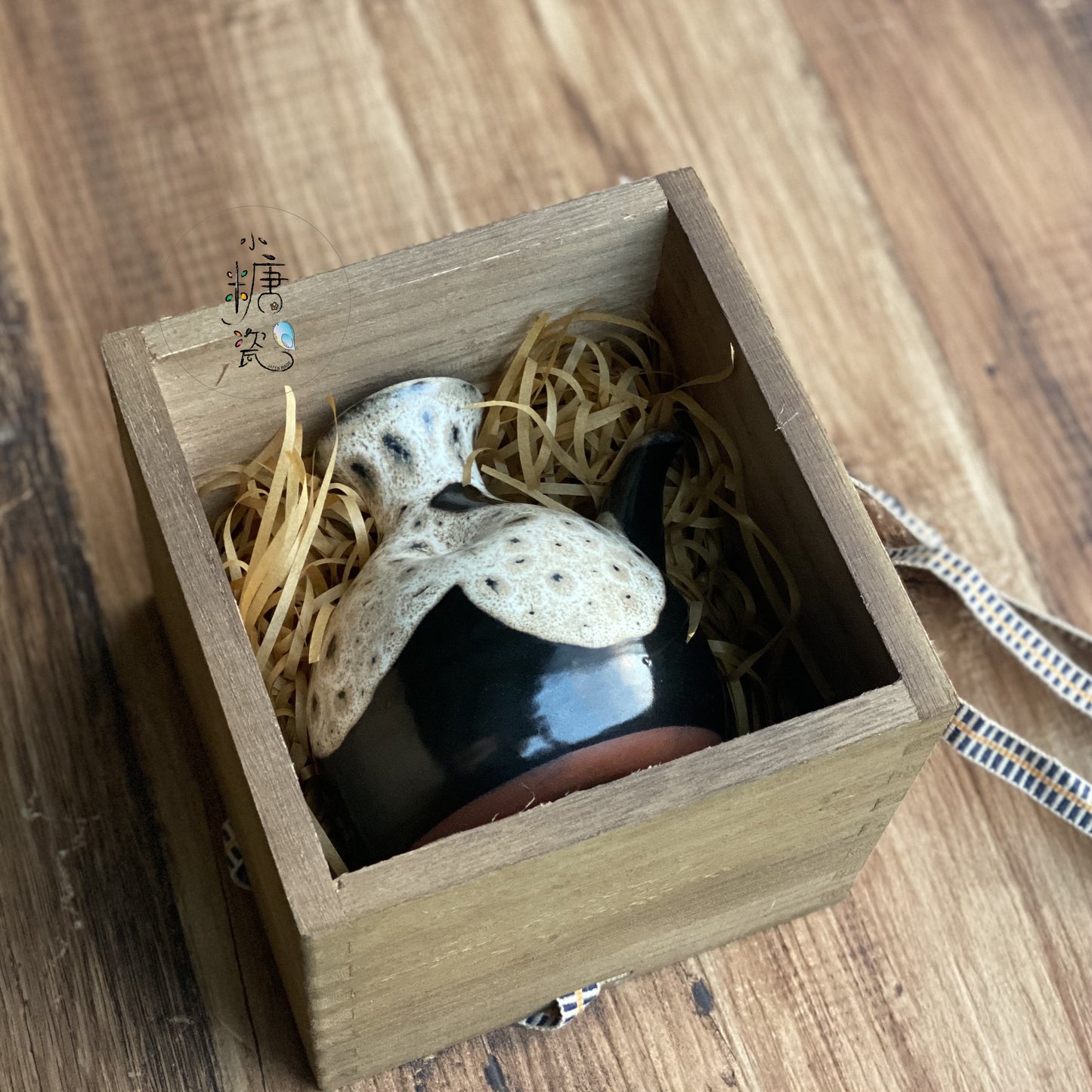 小糖瓷|日本製 珊瑚流窯變直火溫酒器/清酒瓶/禮盒組(木盒包裝)