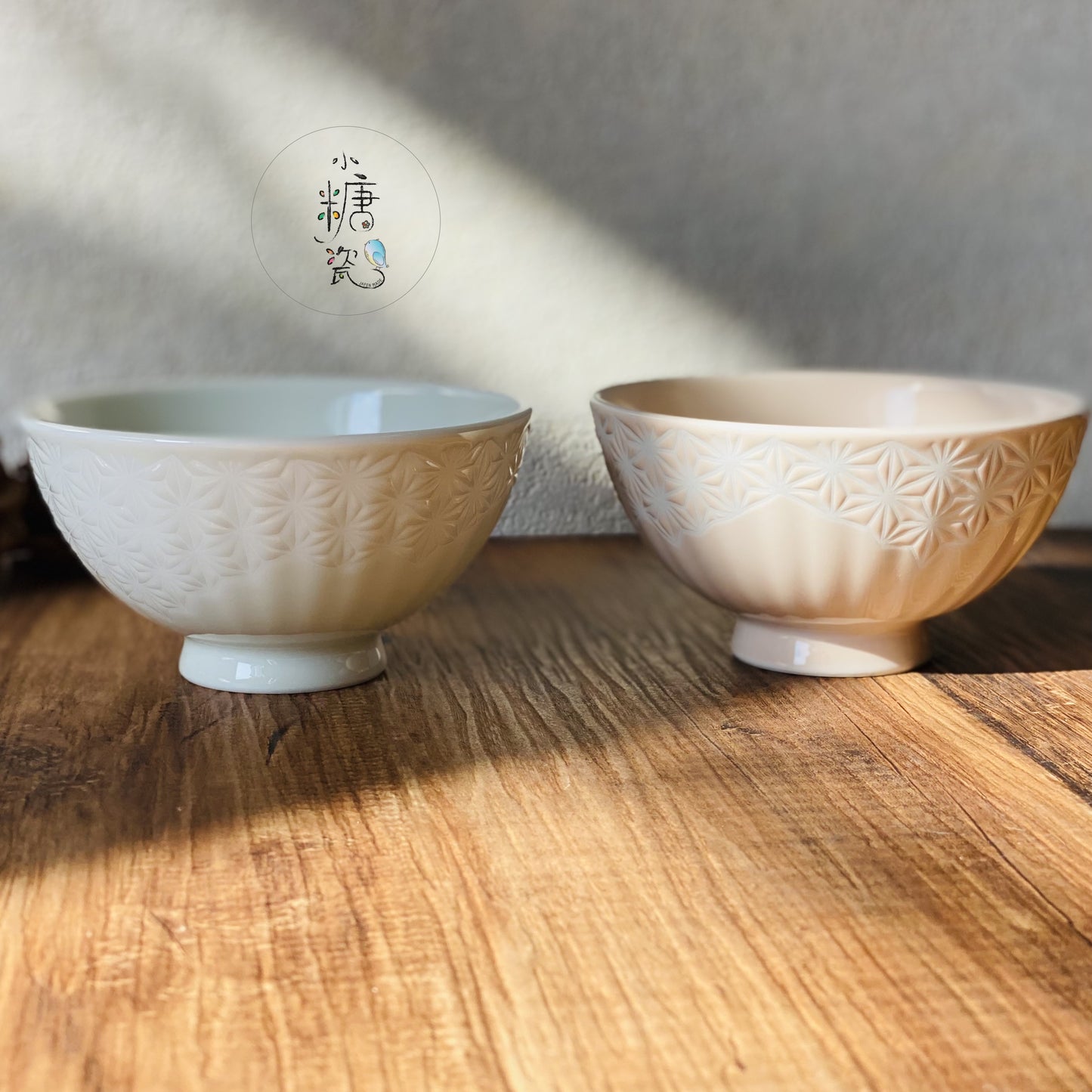小糖瓷|日本製 煙花星空綻放輕量飯碗/茶碗(兩色)