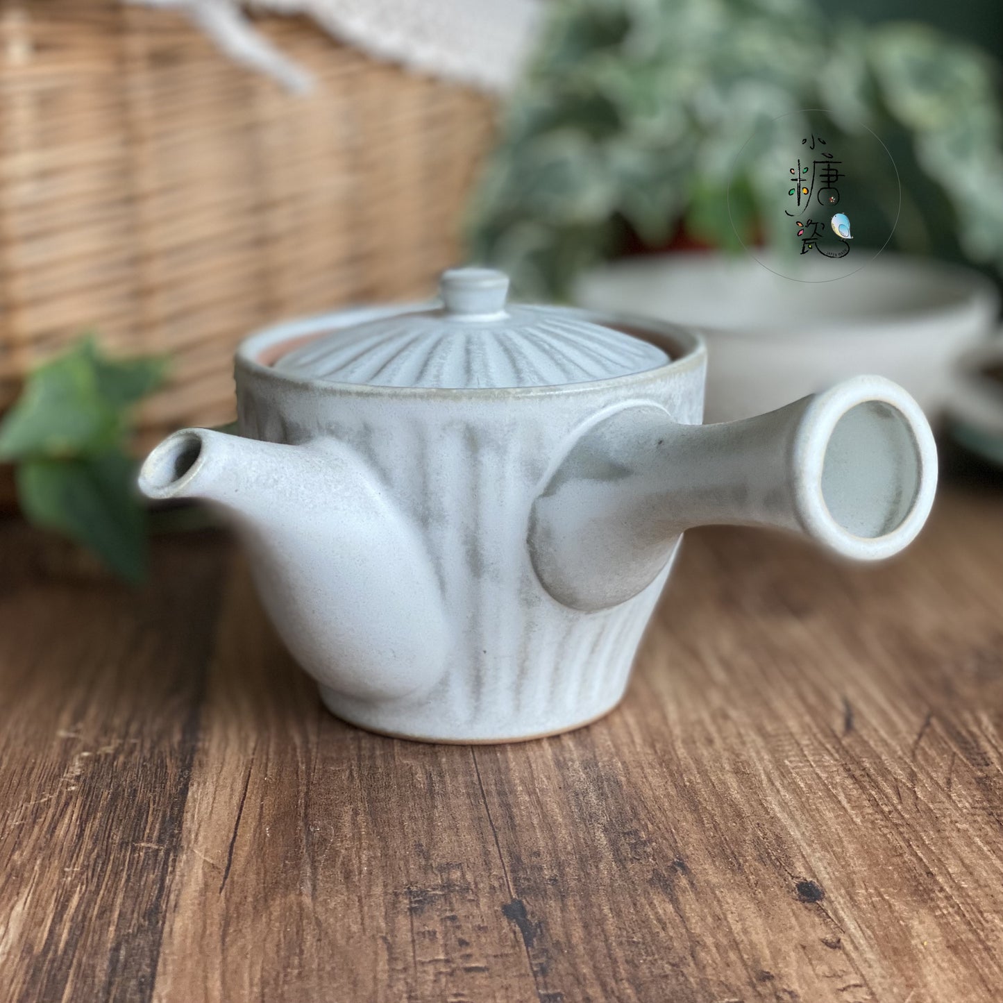 小糖瓷|日本製 六魯輕量陶作急須壺/茶壺(附濾網)
