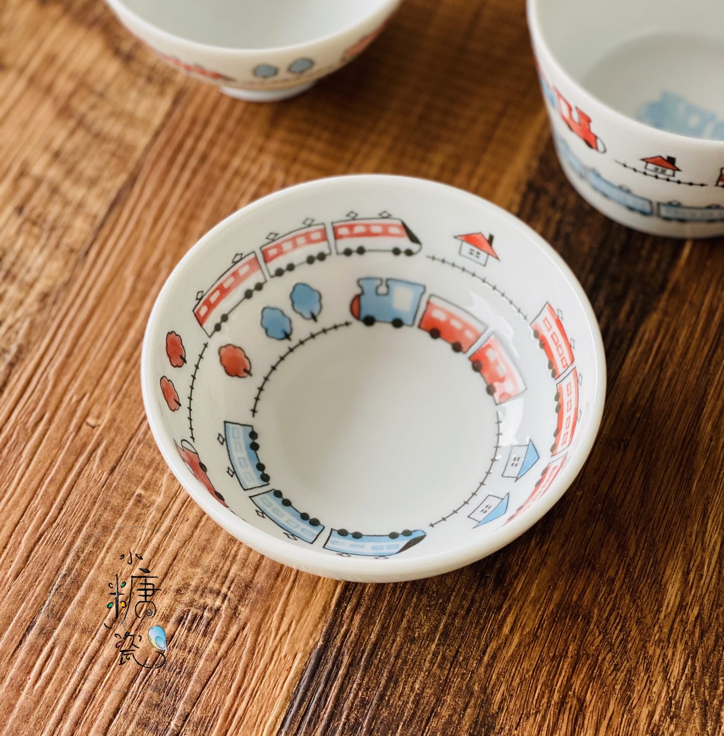 小糖瓷|日本製 兒童系列(子供)之火車噗噗輕量早餐碗/4.0小鉢/沙拉小鉢/甜點小鉢