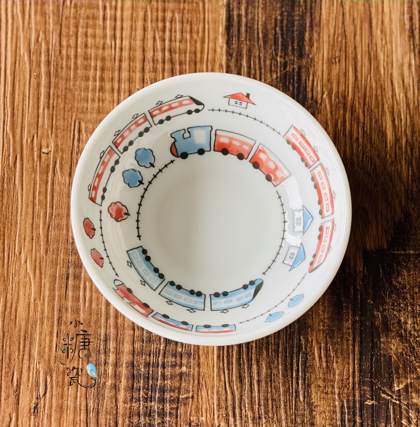 小糖瓷|日本製 兒童系列(子供)之火車噗噗輕量早餐碗/4.0小鉢/沙拉小鉢/甜點小鉢