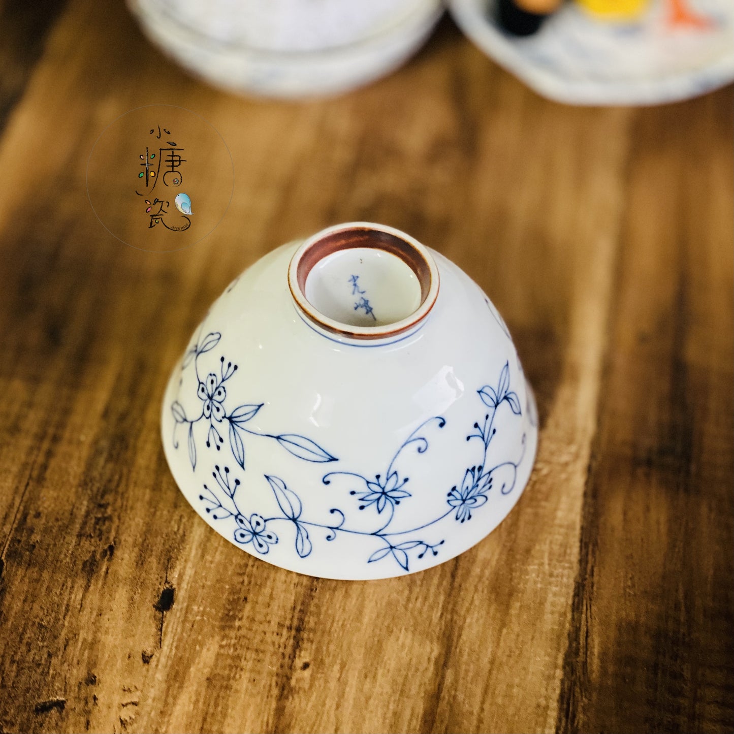 小糖瓷|日本製 光峰 美濃燒 線唐草系列輕量飯碗/茶碗