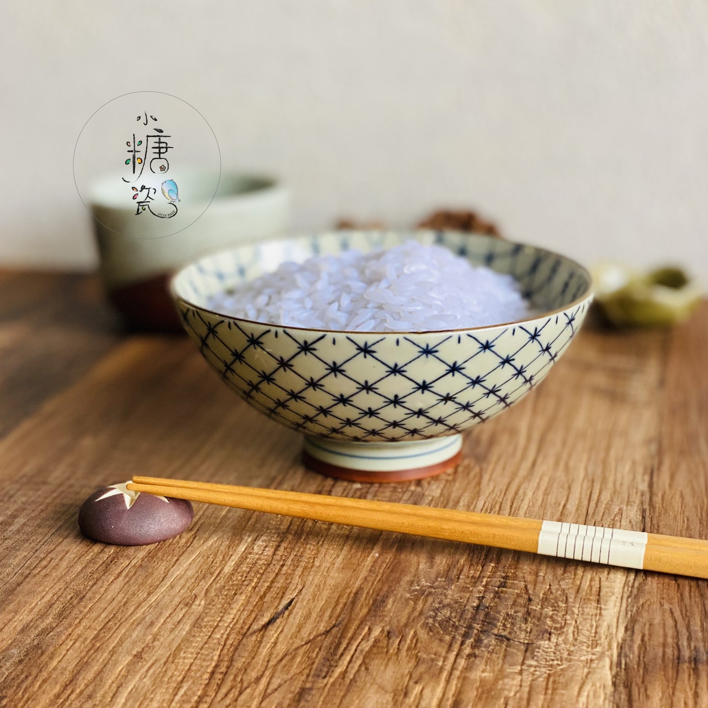 小糖瓷|日本製 古染系列之輕量大平碗/飯碗(三款)