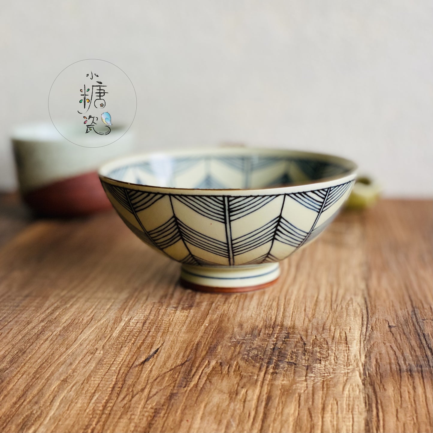 小糖瓷|日本製 古染系列之輕量大平碗/飯碗(三款)