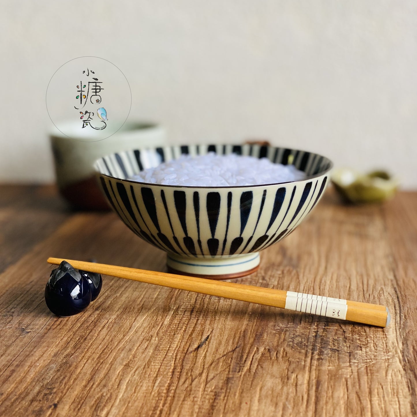 小糖瓷|日本製 古染系列之輕量大平碗/飯碗(三款)
