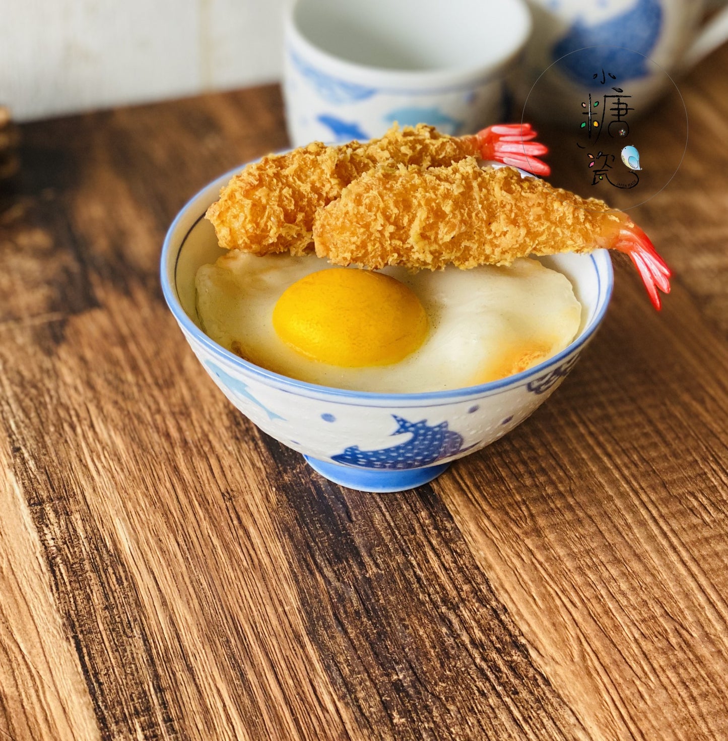 小糖瓷⎜日本製 魚兒游游鯨鯊游游飯碗