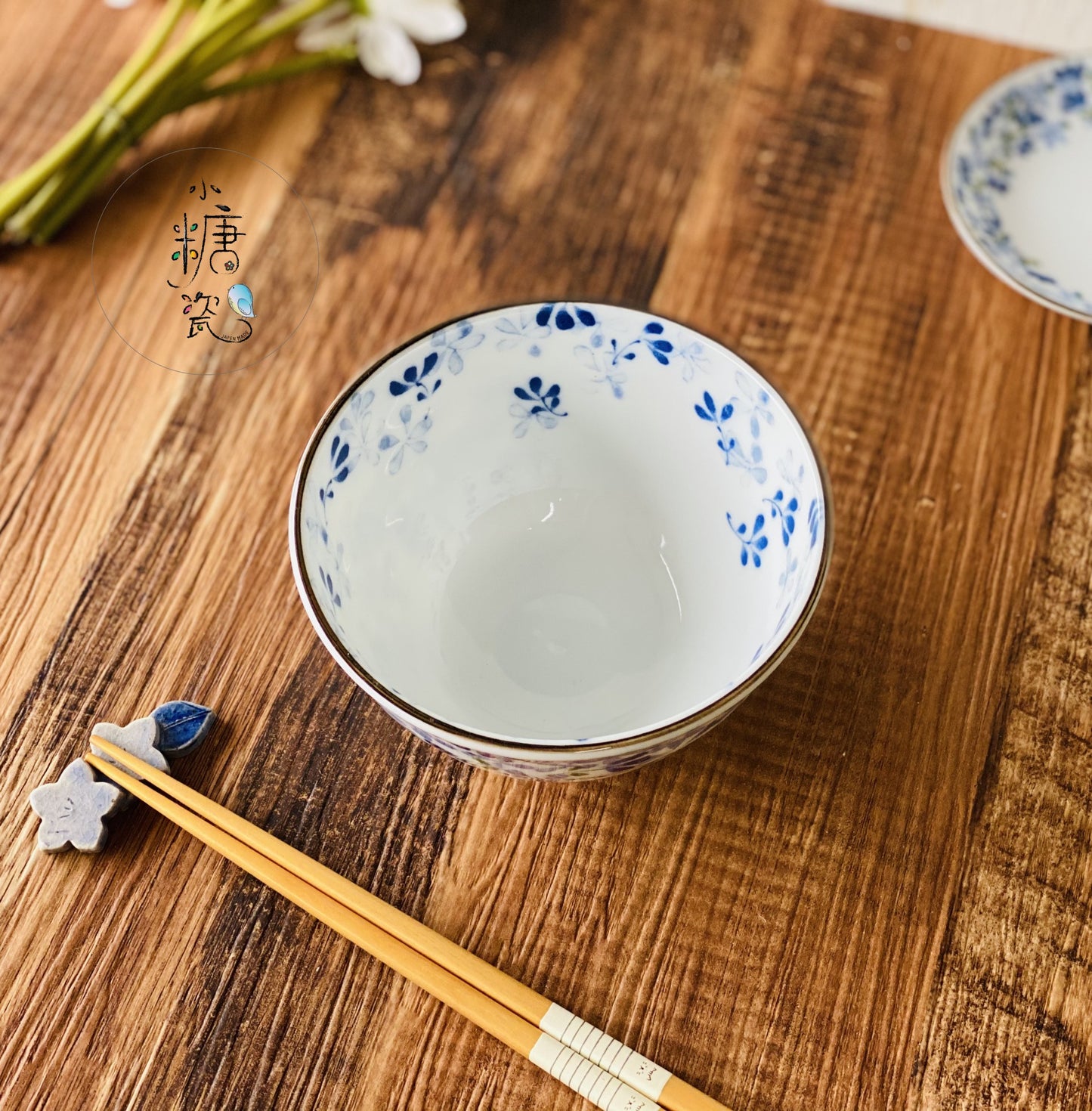 小糖瓷|日本製 翠芽系列之輕量大平碗/飯碗
