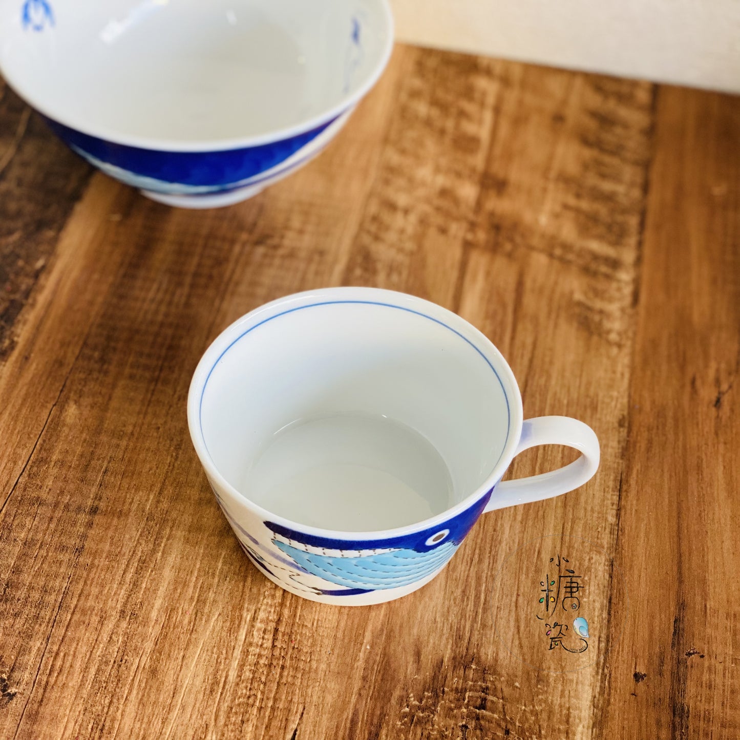 小糖瓷|日本製 兒童(子供)可愛鯨鯊湯杯/馬克杯/保鮮蓋杯