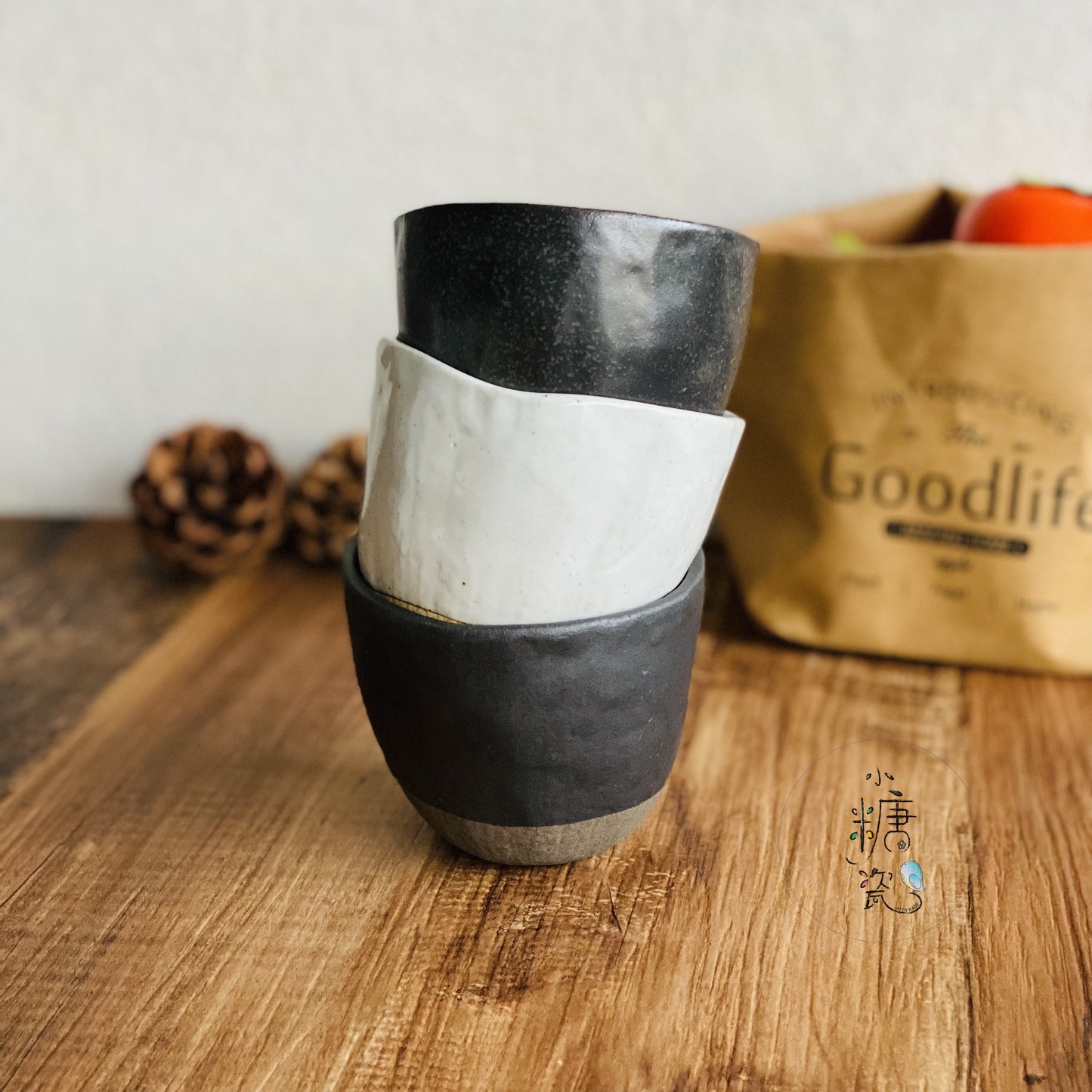 小糖瓷⎜日本製 陶器手捏茶杯/咖啡杯/手握杯