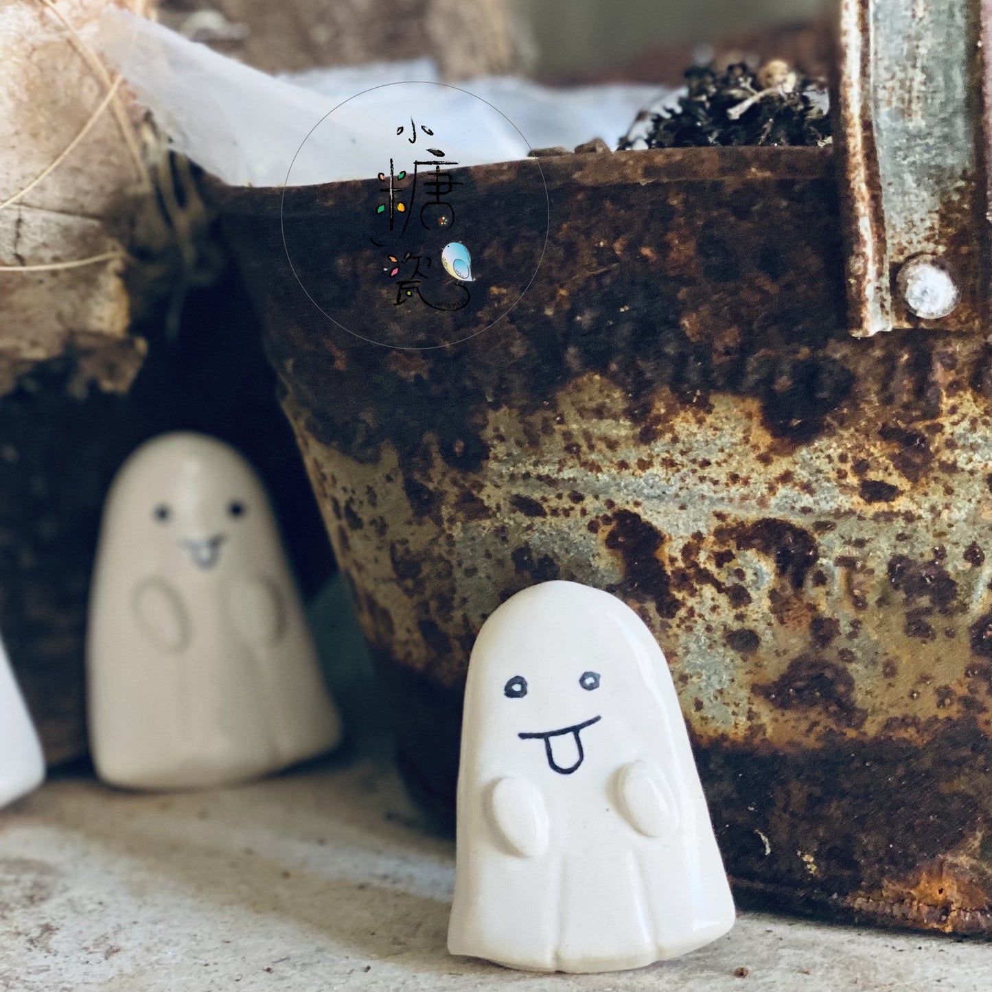 小糖瓷|日本製 🈴️ HALLOWEEN 萬聖節飄飄南瓜可愛筷架