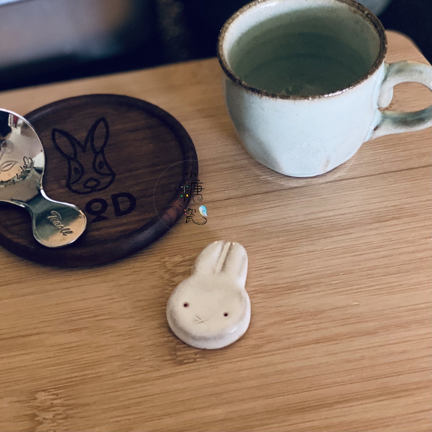 小糖瓷|日本製 🈴️ 職人手作 永田みどリ 小兔兔陶作筷架