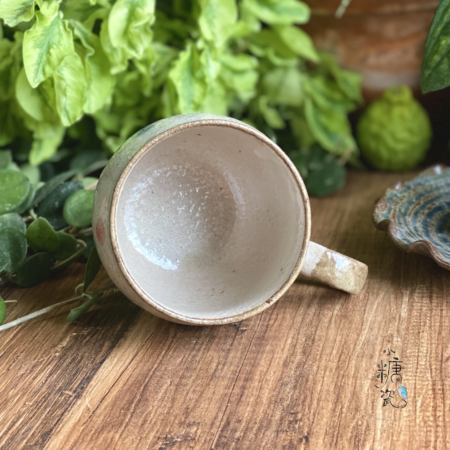 小糖瓷|日本製 🈴️ 陶作輕量彩色點點粗釉馬克杯