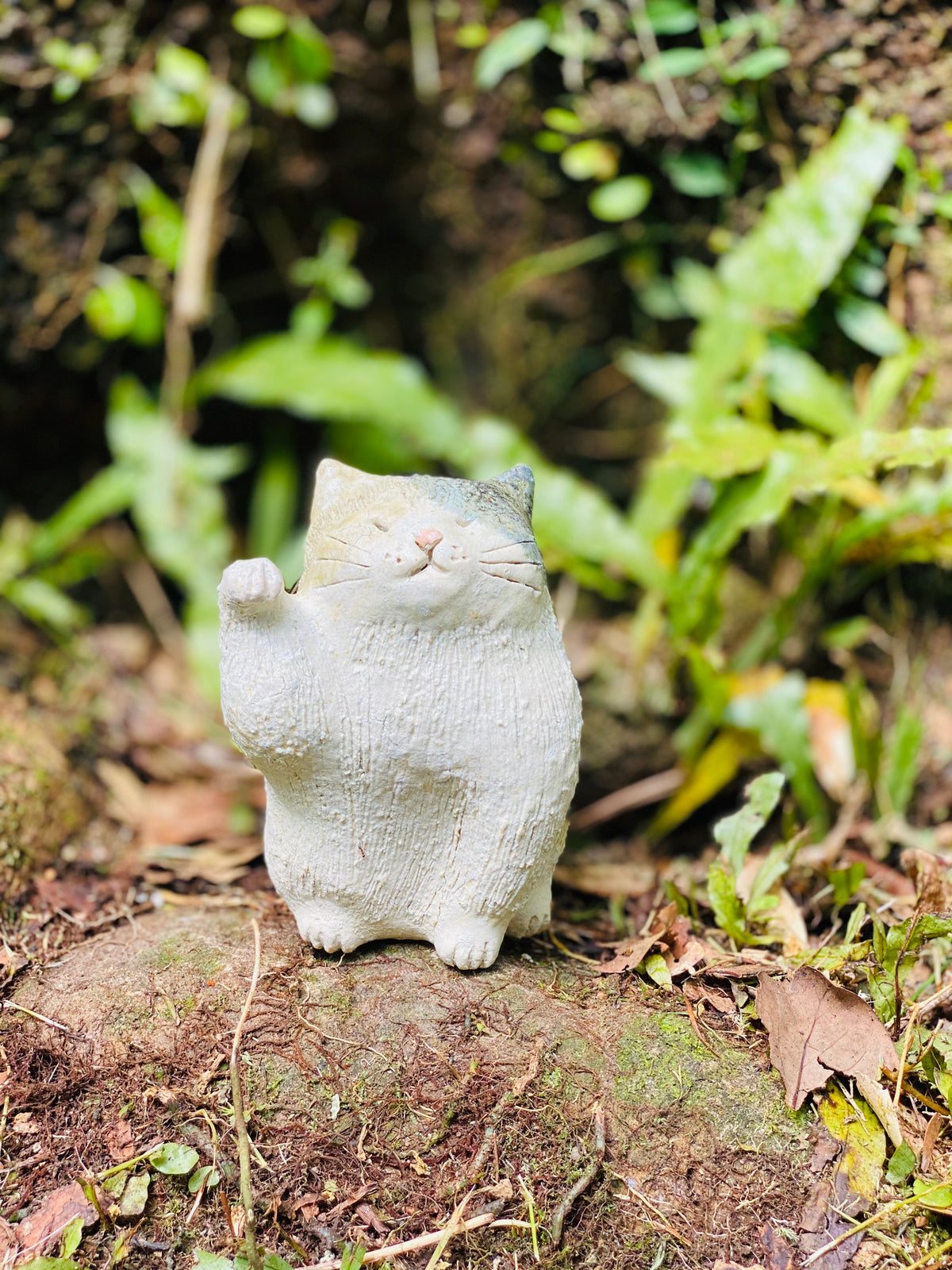 手作貓貓們療癒擺飾。只是對到眼都被溫暖了