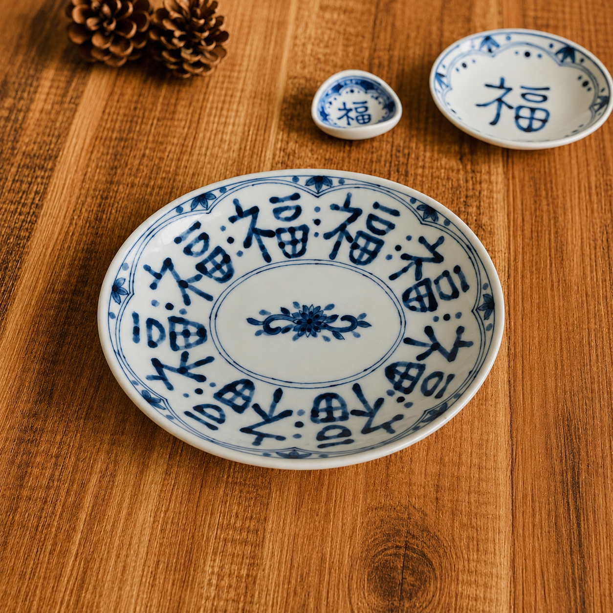 手寫福字圓滿6.0輕量橢圓盤