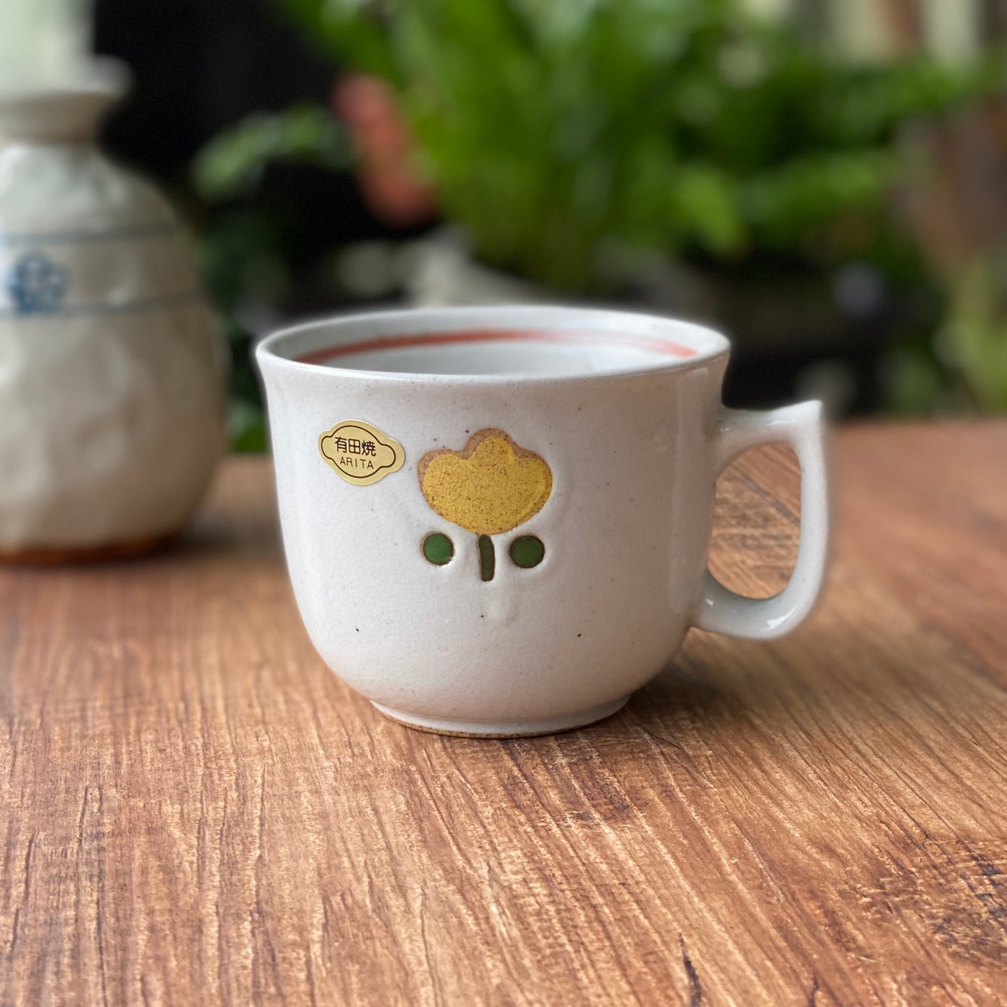 小糖瓷|日本製 ［有田燒］陶作鬱金香馬克杯