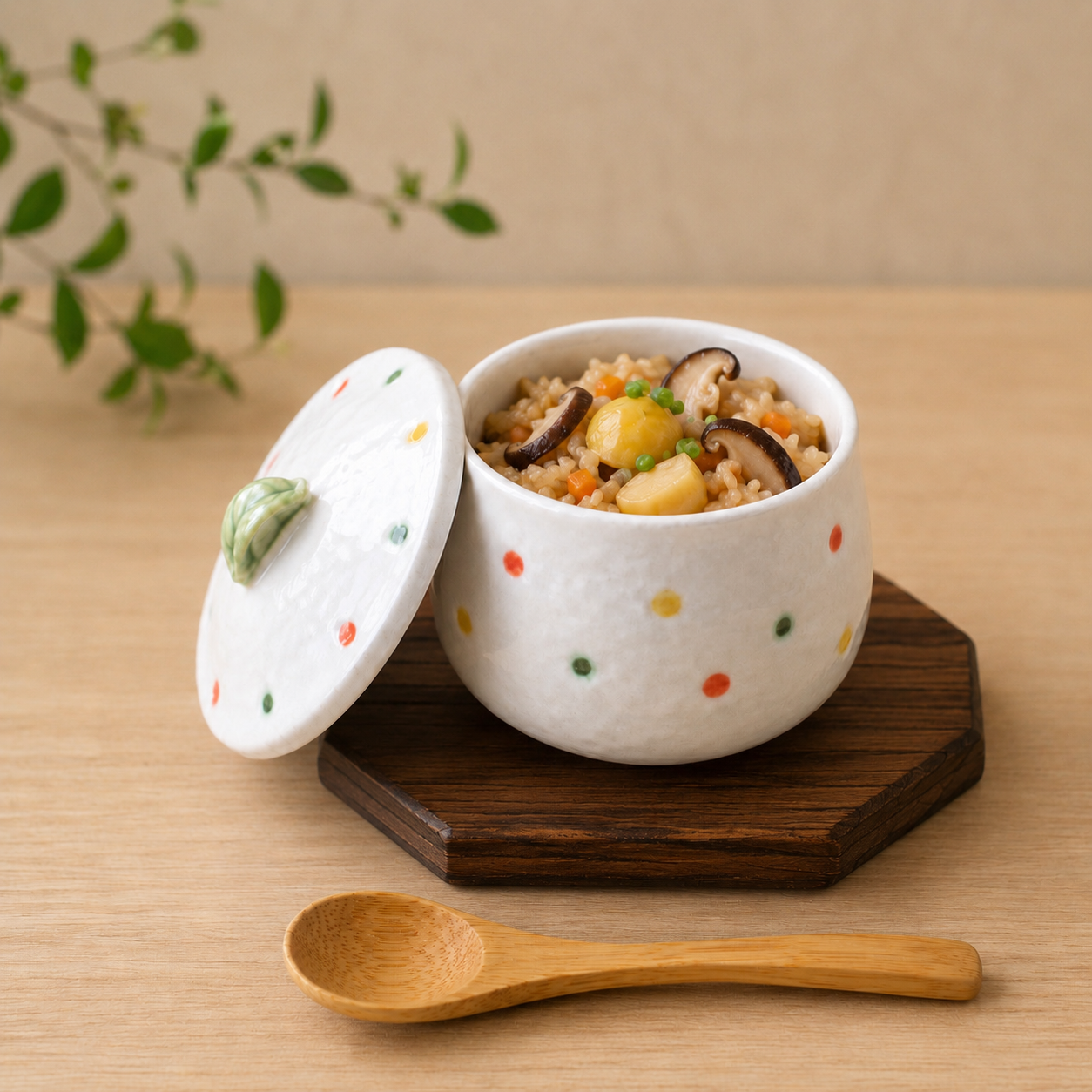 彩點點蓋物