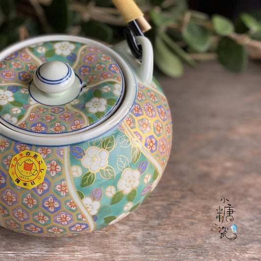 華小紋櫻彩四合土瓶/藤把提壺禮盒