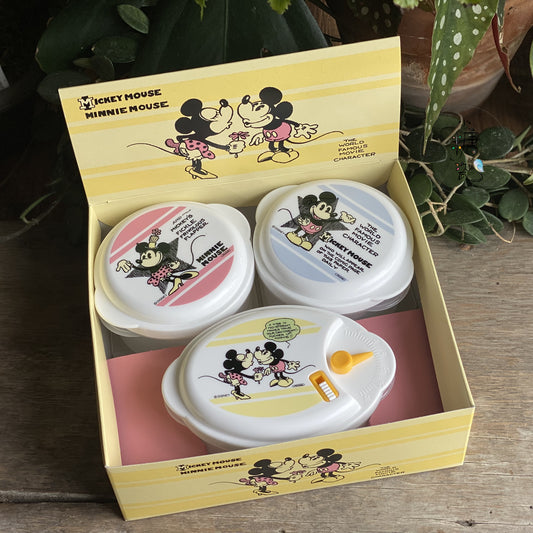 小糖瓷｜日本製 🈴️ [Micky] 密封保鮮盒/食物收納盒（可以冷凍/微波）