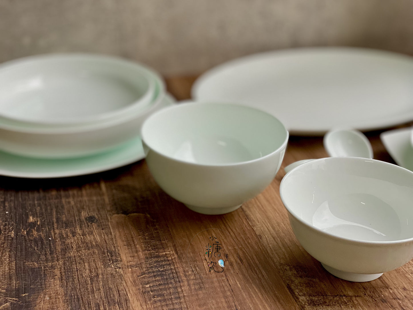 小糖瓷| 獨家販售 [預定/訂製] 高級骨瓷的青藍骨瓷餐具｜各式器型