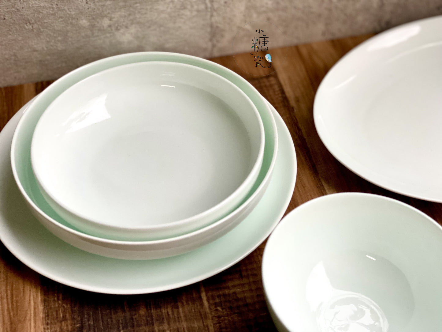 小糖瓷| 獨家販售 [預定/訂製] 高級骨瓷的青藍骨瓷餐具｜各式器型