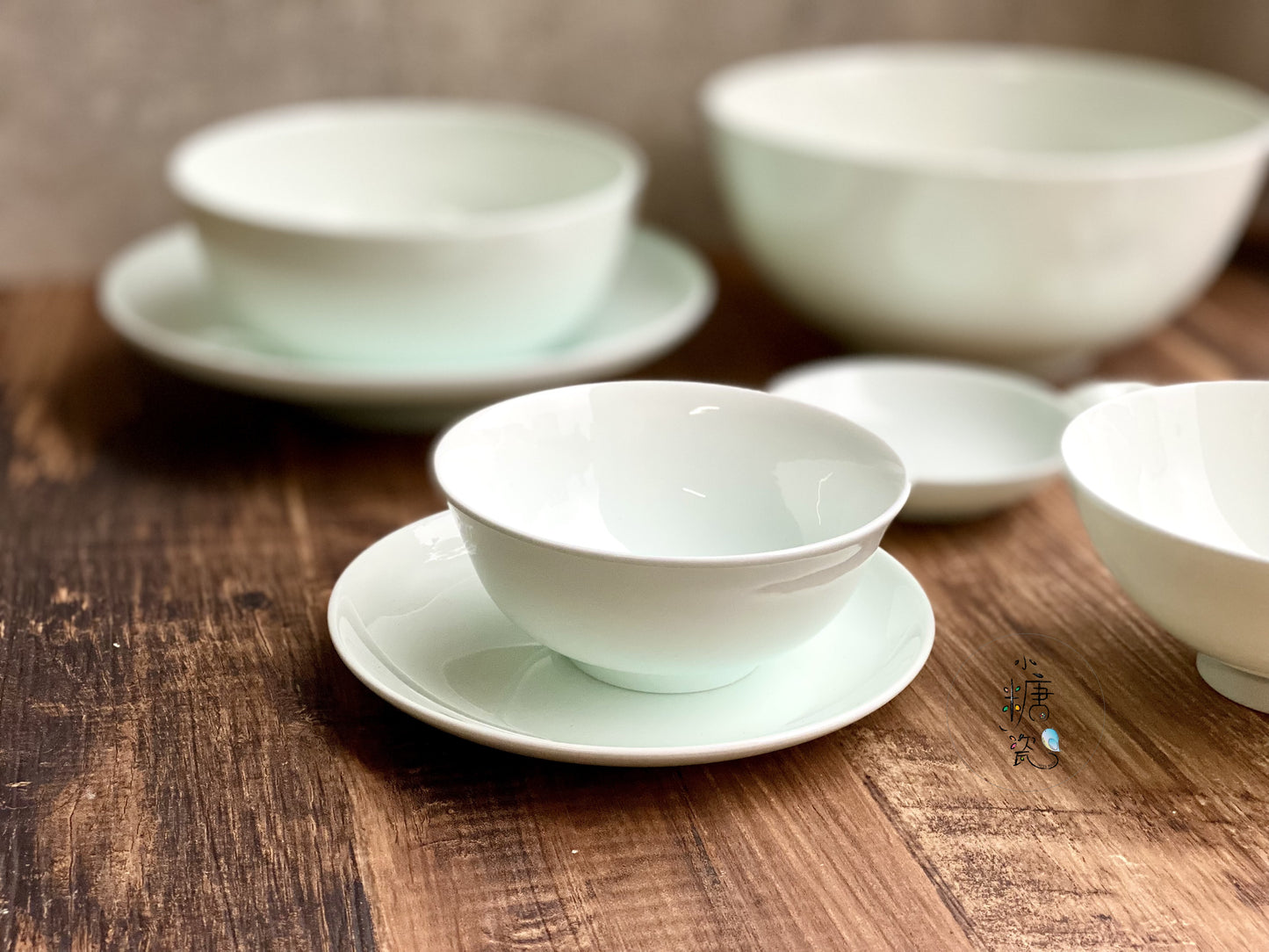 小糖瓷| 獨家販售 [預定/訂製] 高級骨瓷的青藍骨瓷餐具｜各式器型