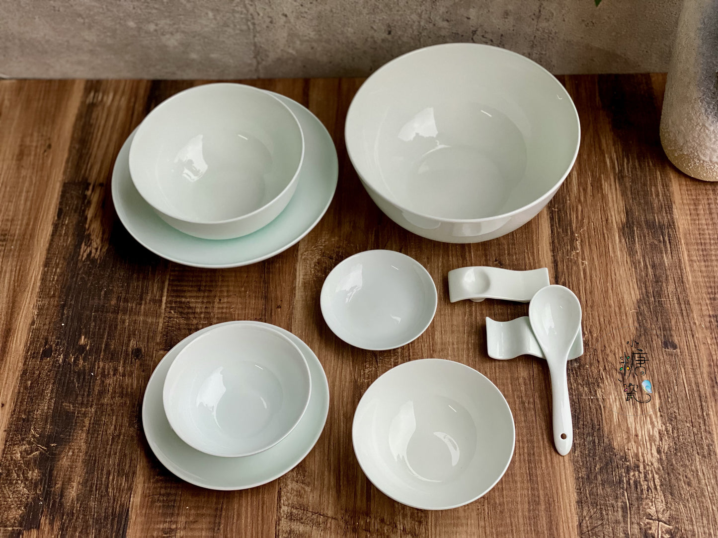 小糖瓷| 獨家販售 [預定/訂製] 高級骨瓷的青藍骨瓷餐具｜各式器型