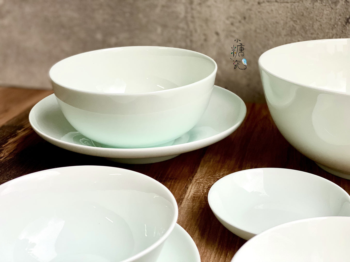 小糖瓷| 獨家販售 [預定/訂製] 高級骨瓷的青藍骨瓷餐具｜各式器型
