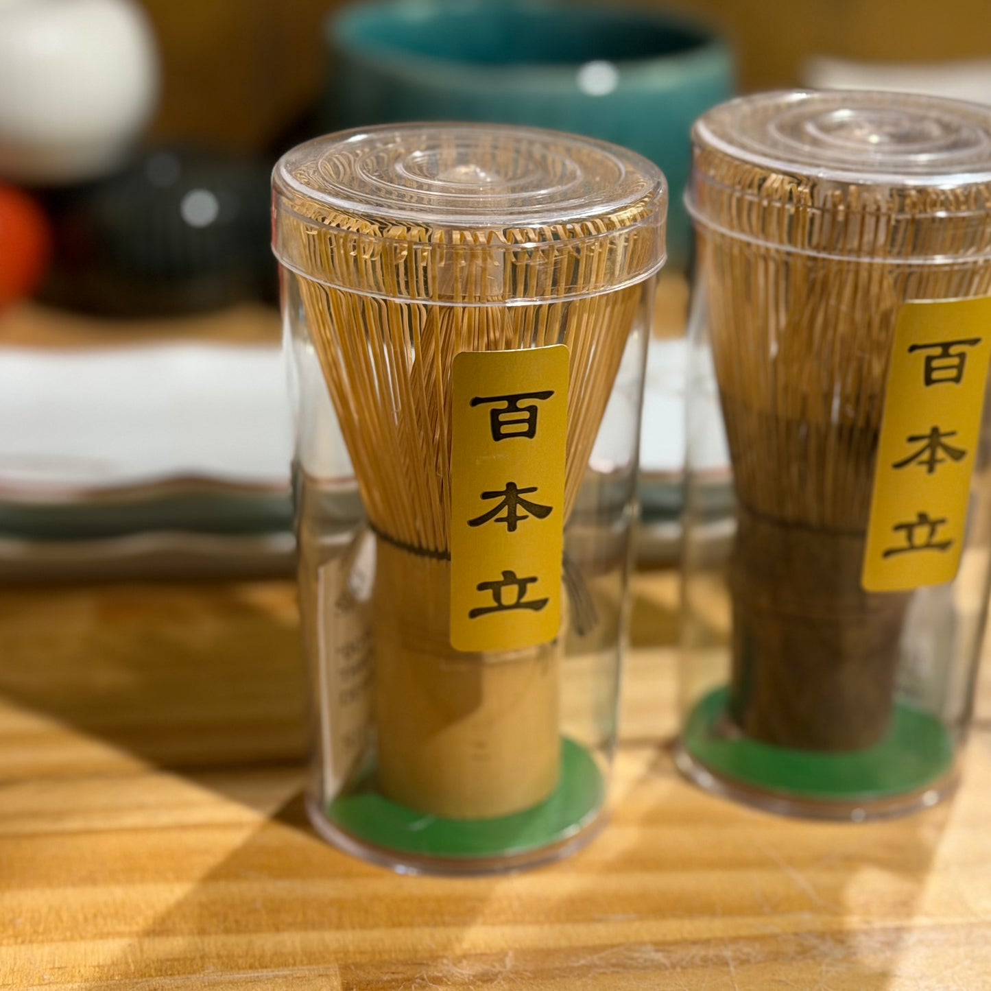 日式竹製茶筅/抹茶刷(百本立)(兩色）