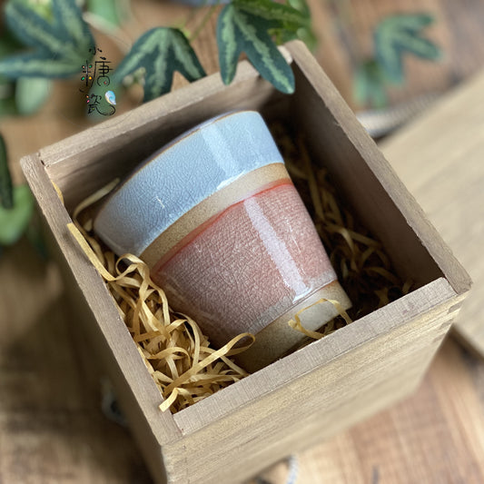 漸層陶器手握杯/茶杯/咖啡杯（兩色）