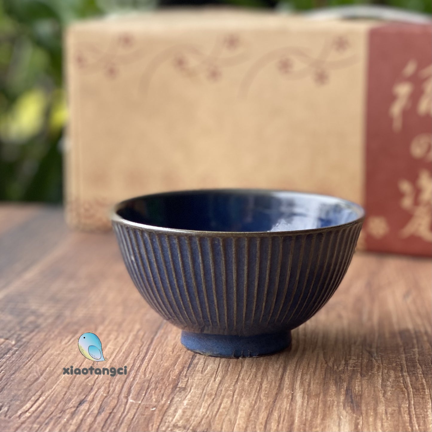 小糖瓷｜日本製 [特價] 菊割十草飯碗禮盒（六入）