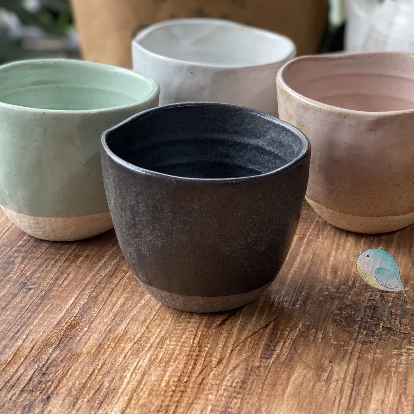 小糖瓷⎜日本製  陶器手捏茶杯/咖啡杯/手握杯