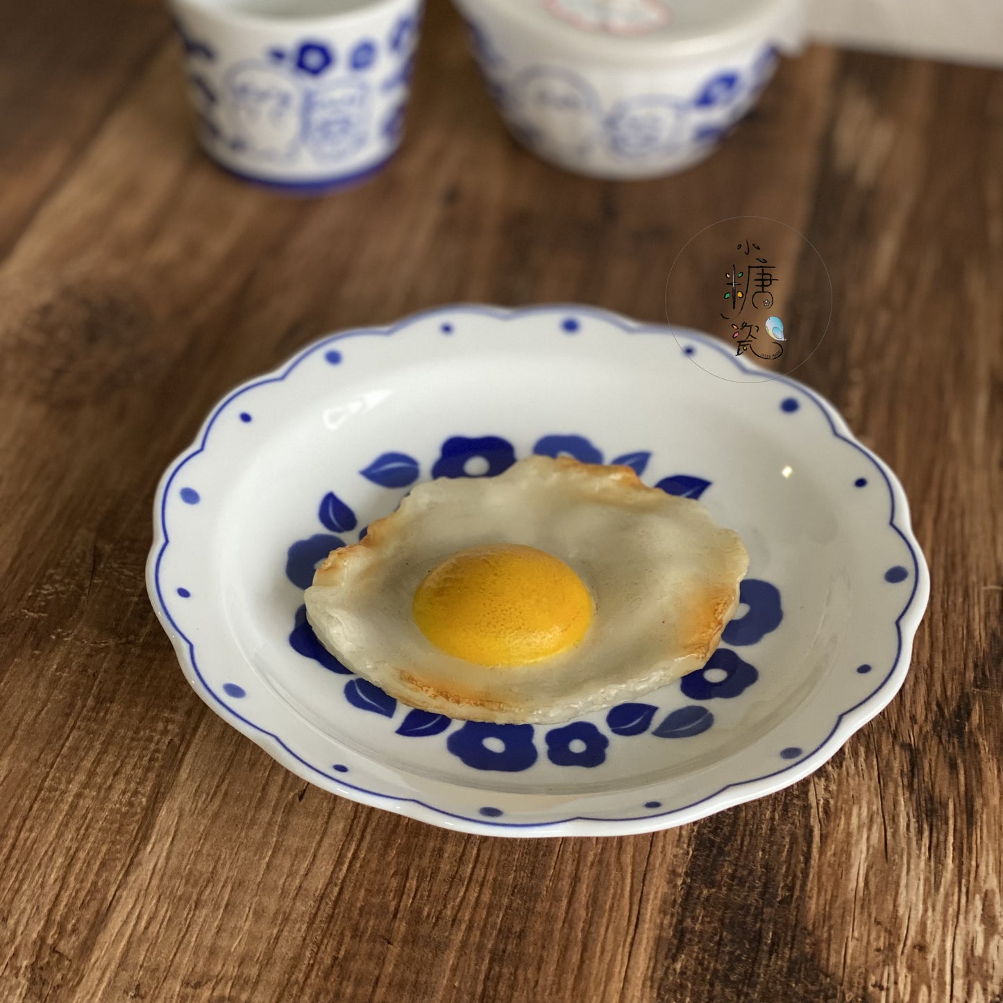 小糖瓷｜日本製 [SAN-X] MAMEGOMA 海豹寶寶[6.0]（7英吋）花狀餐盤/盛菜盤