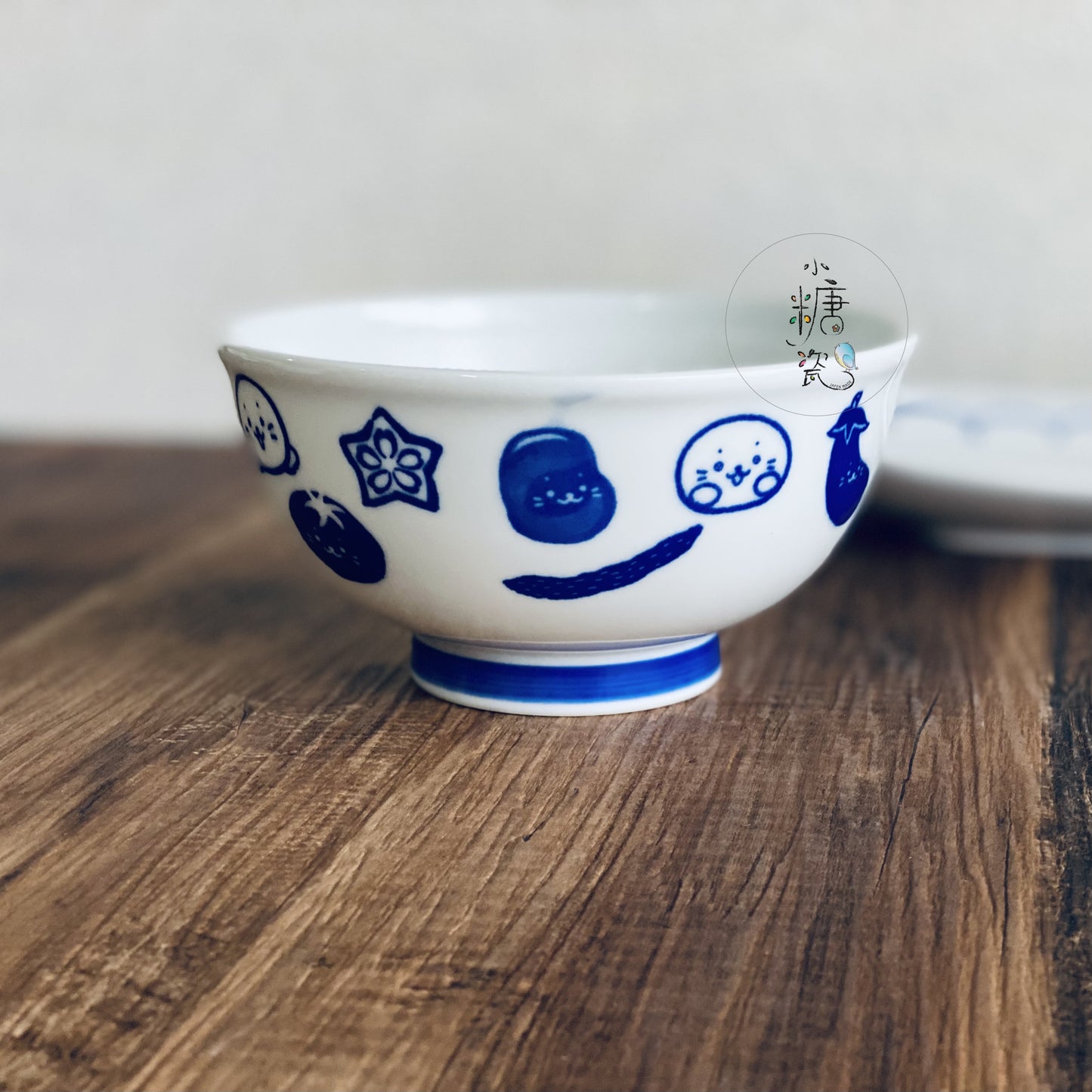 小糖瓷｜日本製 [SAN-X] MAMEGOMA 海豹寶寶蔬菜系列飯不黏輕量中和尚/小碗公/小丼飯碗