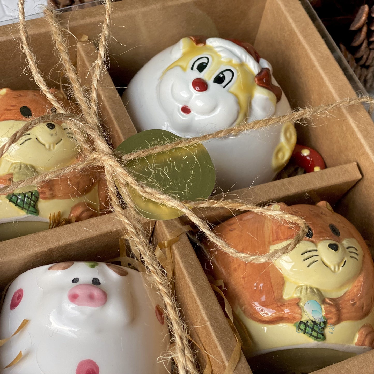小糖瓷｜[預購/限量] 🈴 小動物小杯杯/小馬克杯/咖啡杯四入禮盒組