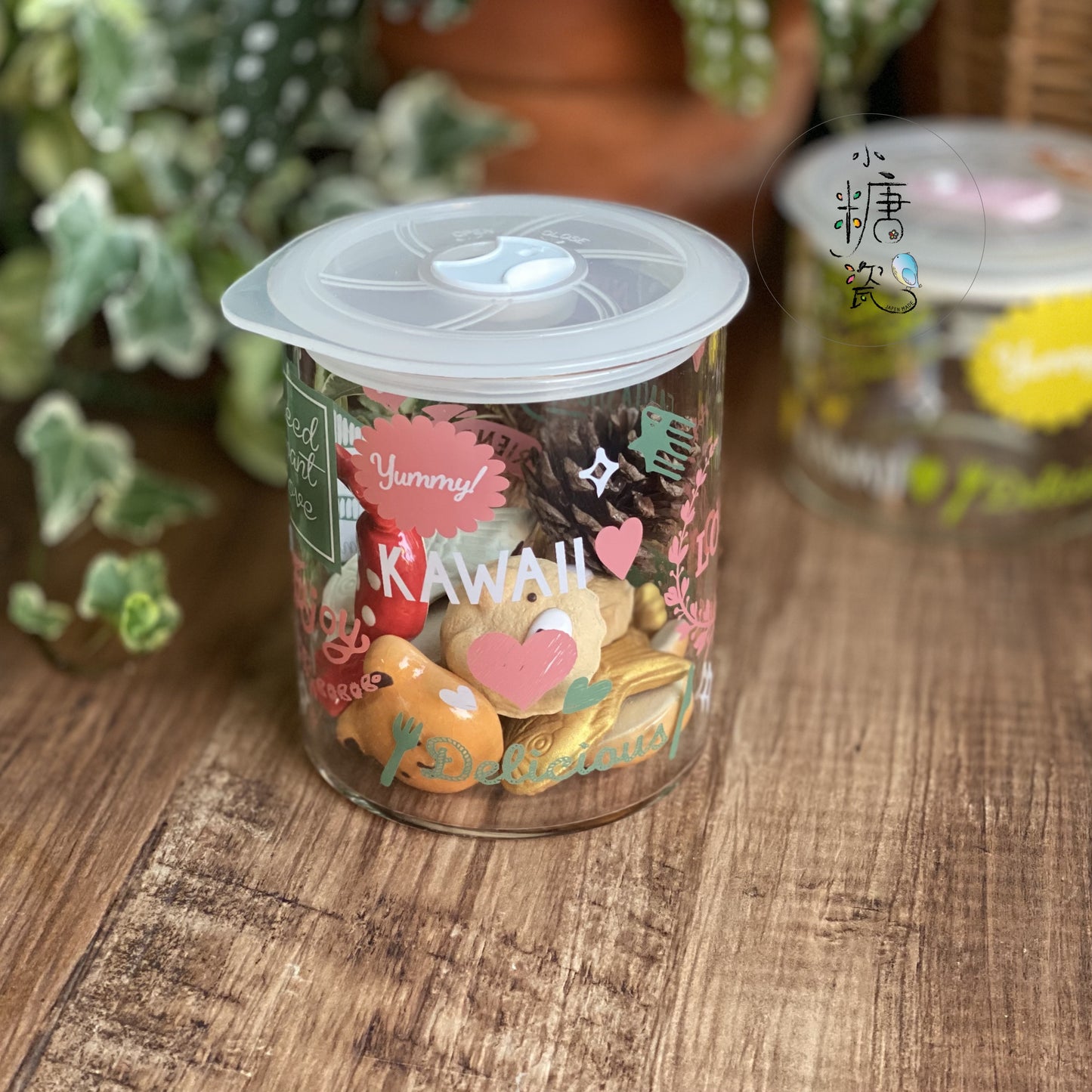 小糖瓷｜日本製 🈴️ 鄉村風玻璃保鮮罐/密封罐