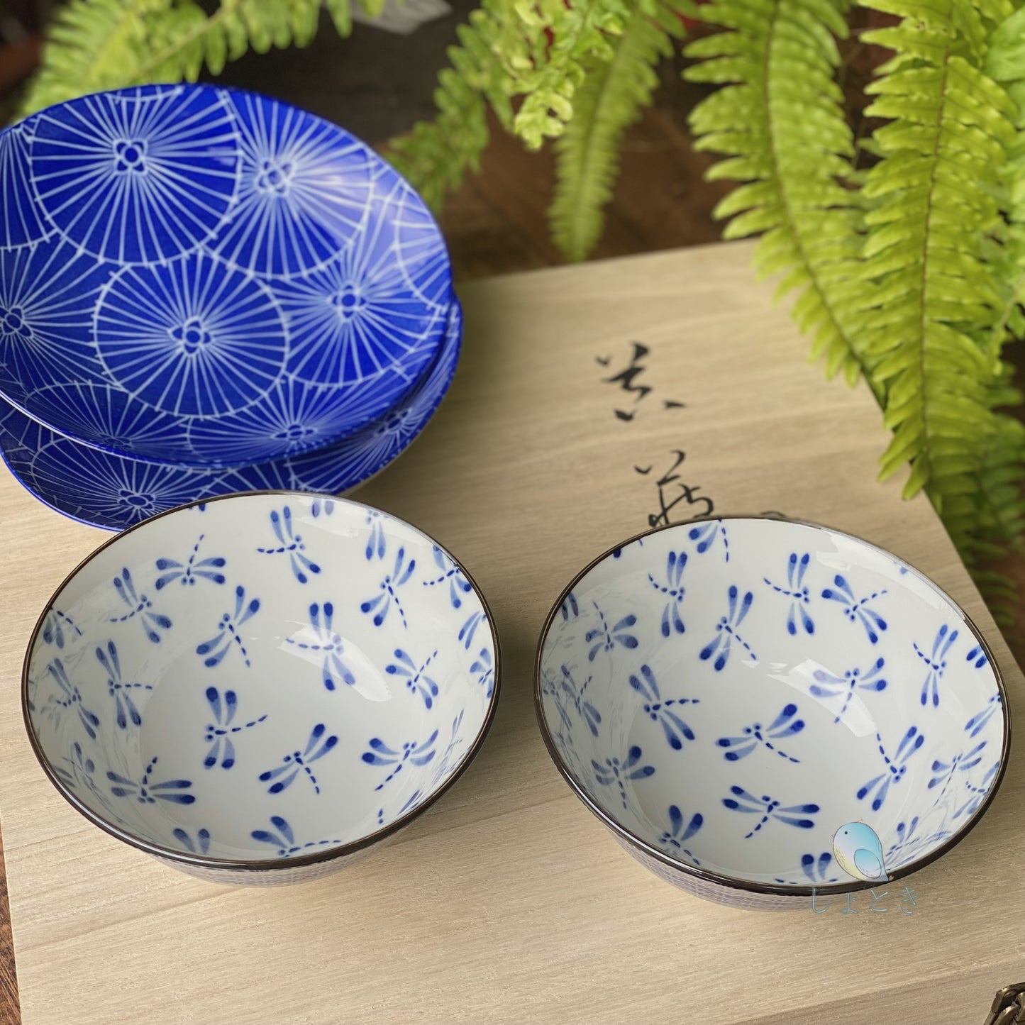小糖瓷｜日本製 [禮盒組] 四入禮盒組 （兩盤兩碗）送木筷