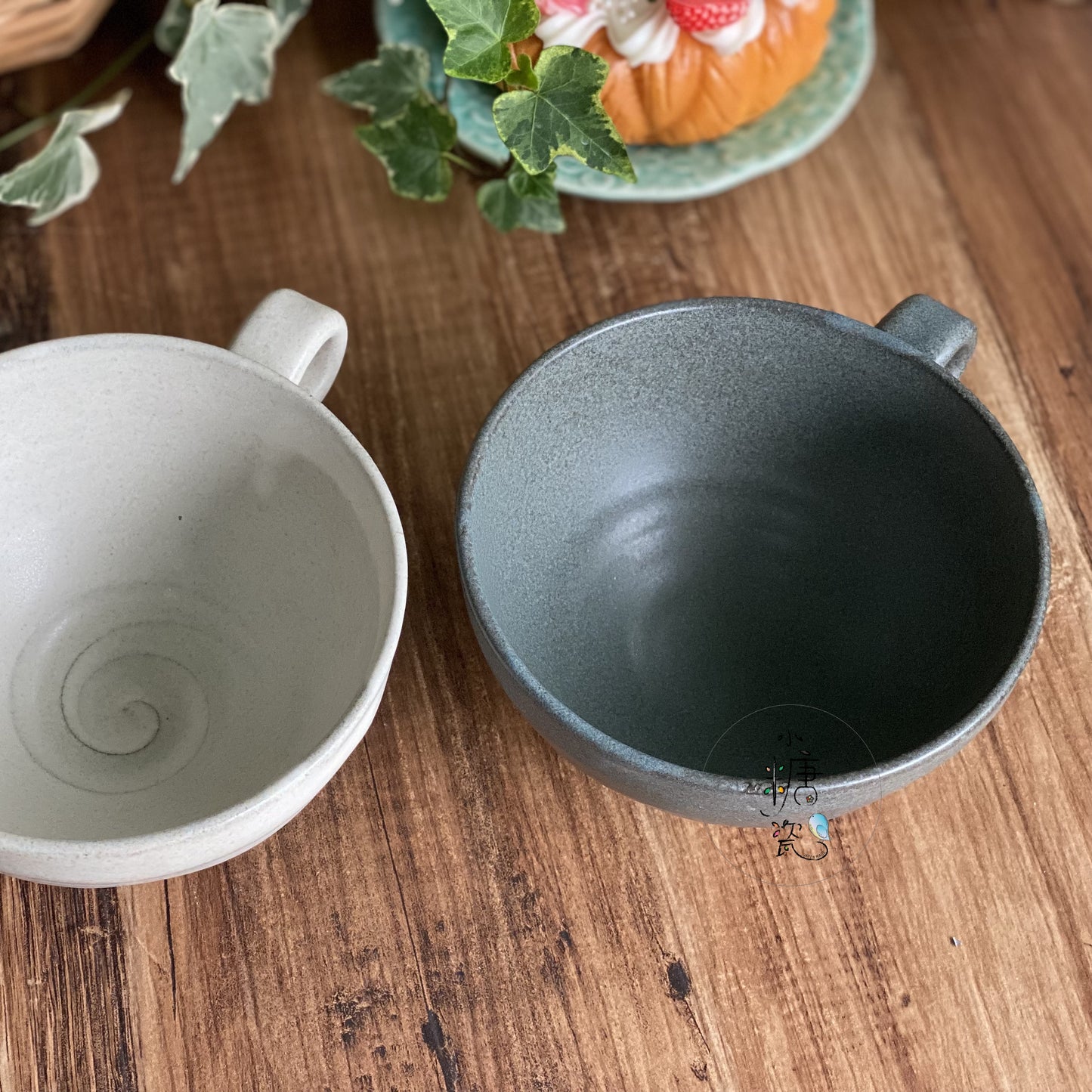 小糖瓷｜日本製 陶製輕量職人手作濃湯杯（兩色）