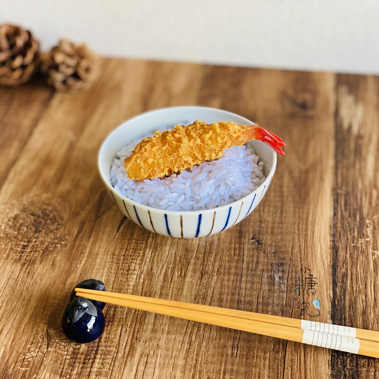 小糖瓷｜日本製 [限量特價中] 日式粉彩十草“小”飯碗/金平碗/日式定食飯碗（兩款）