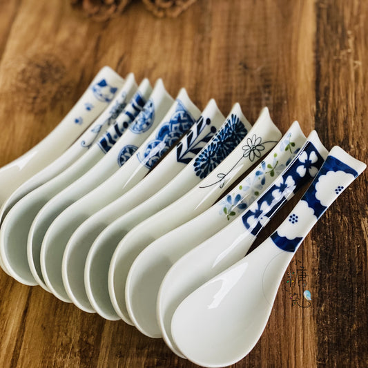 小糖瓷｜日本製 美濃燒 輕量拉麵匙/湯匙 (此賣場不含拉麵碗）
