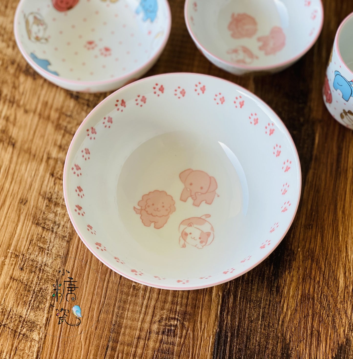 小糖瓷｜日本製 兒童系列（子供）動物園系列之拉麵碗