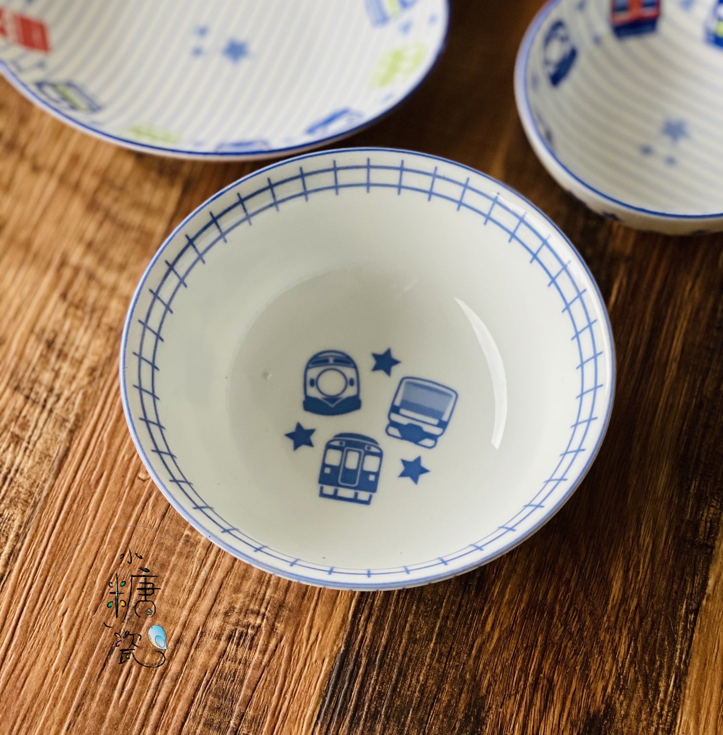 小糖瓷｜日本製 電車系列之兒童（子供）拉麵碗/麵碗