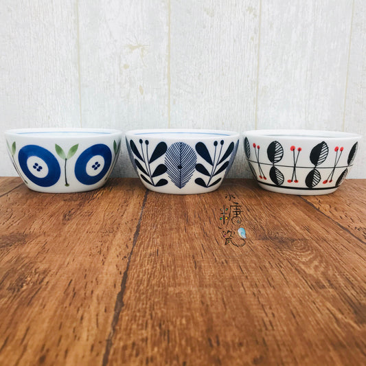 小糖瓷｜日本製 [中] (無蓋) 輕量鄉村風圖騰韓式鉢