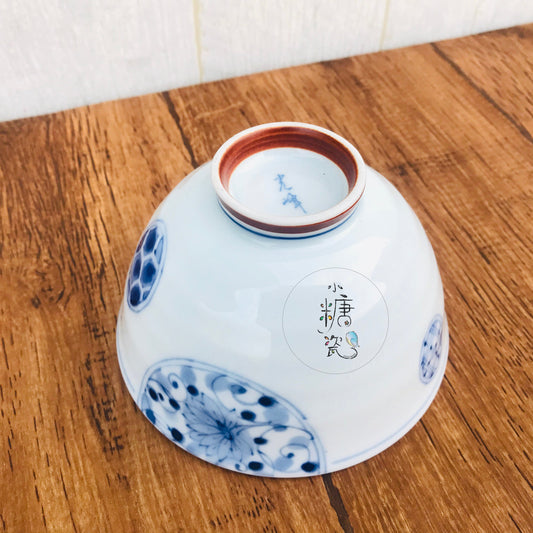 小糖瓷｜日本製 輕量藍凜堂飯碗（兩個尺寸）