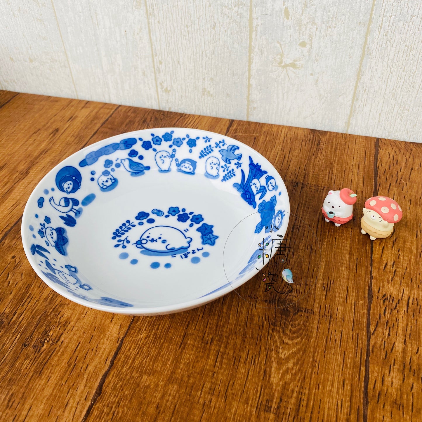 小糖瓷｜日本製 [SAN-X] MAMEGOMA海豹寶寶湯盤/盛菜盤