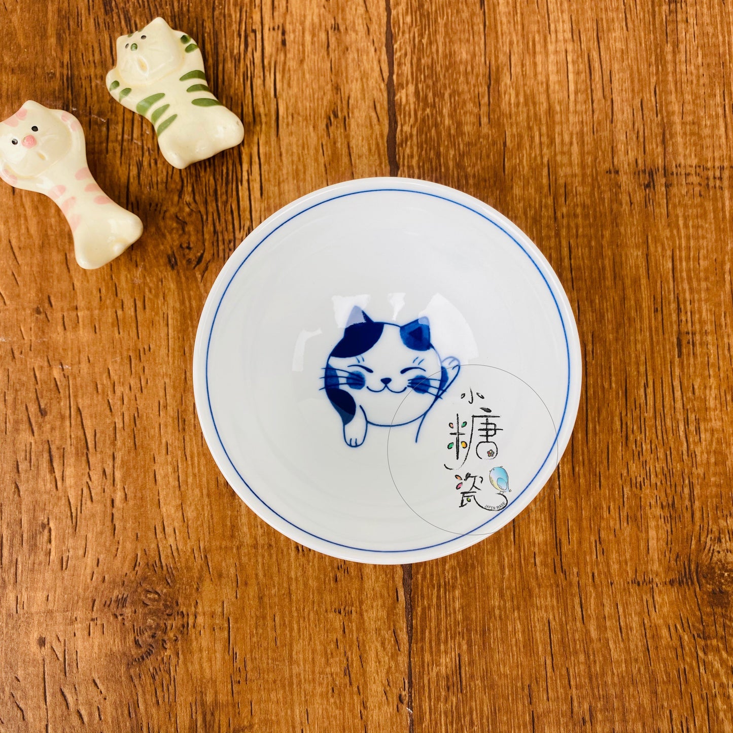 小糖瓷｜日本製 [nekochigura ねこちぐら] 窩窩喵系列之兒童"小"飯碗